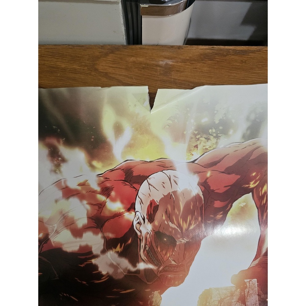 Attack On Titan Season 2 Poster‎ 22x34 Trends International Large Anime Art Wall - Picture 2 of 5